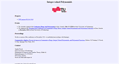Desktop Screenshot of integer-valued.org